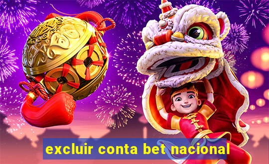 excluir conta bet nacional